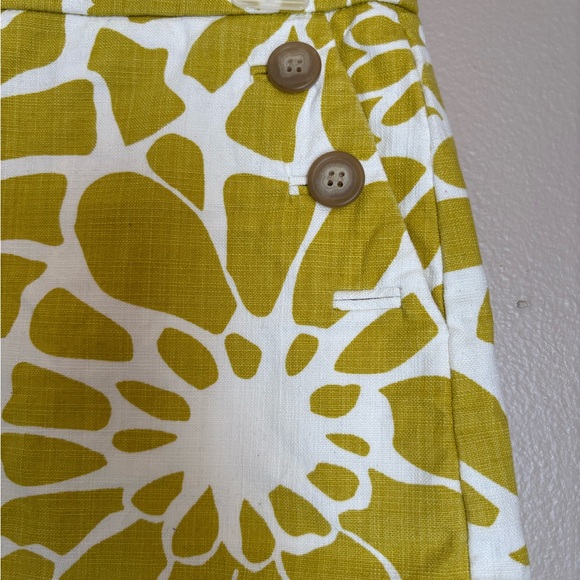 J. Crew Yellow & White Floral Mini Skirt - Picture 6 of 10